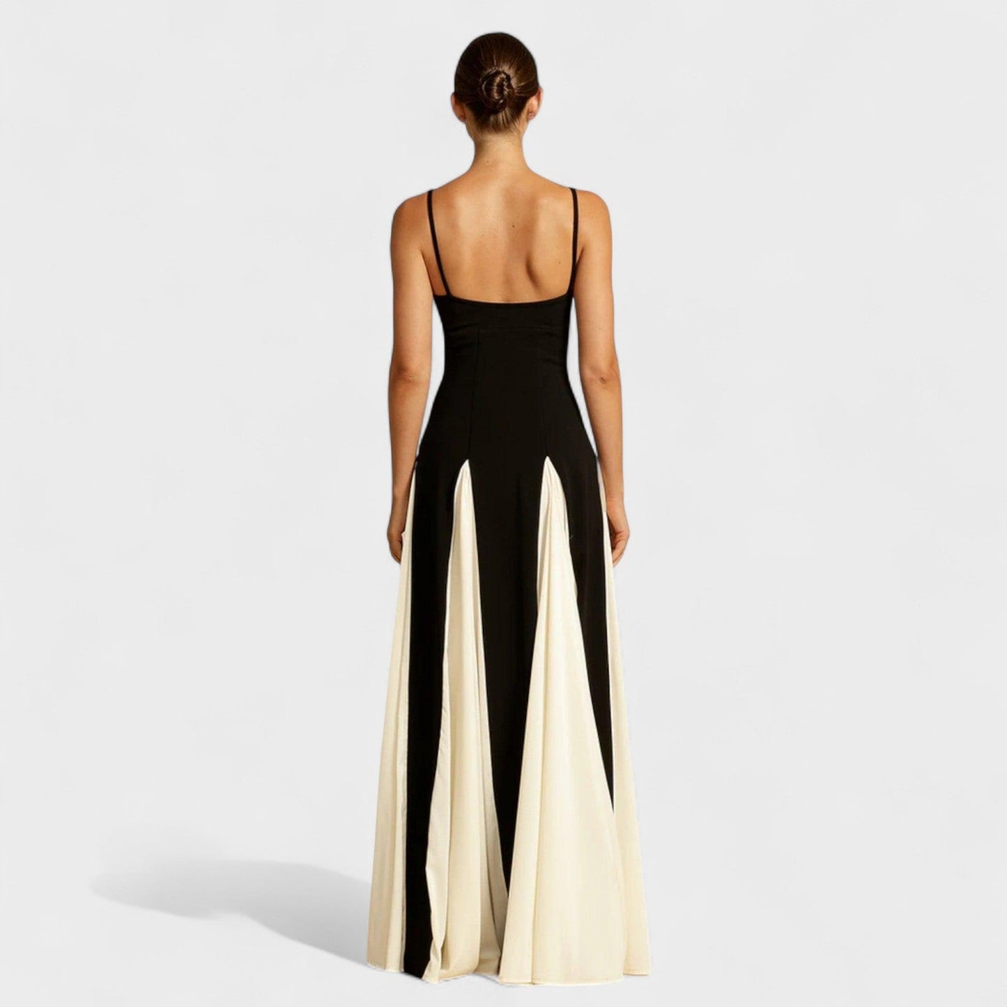 Vestido Gala Noir Marfil