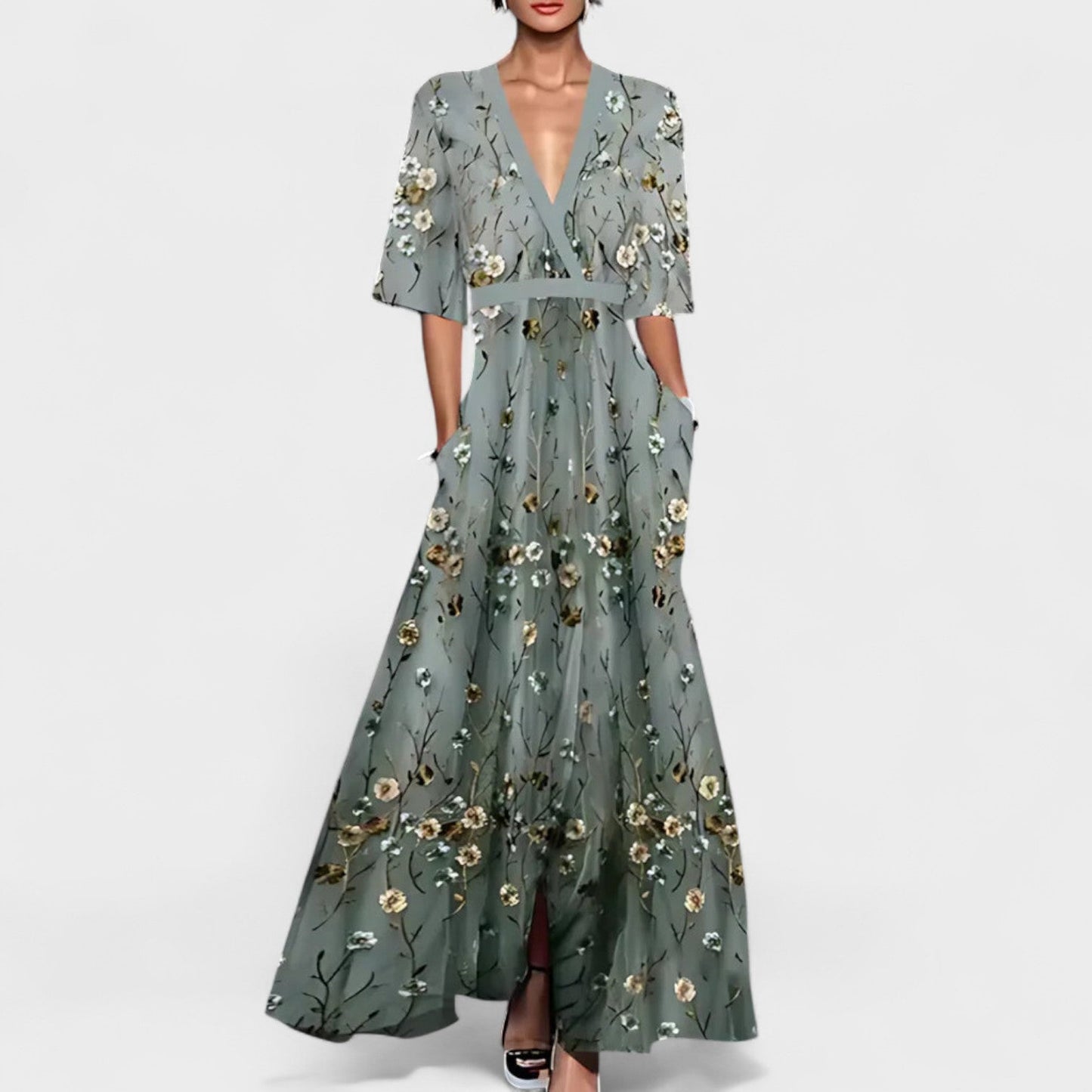 Quendolin | Vestido con estampado floral