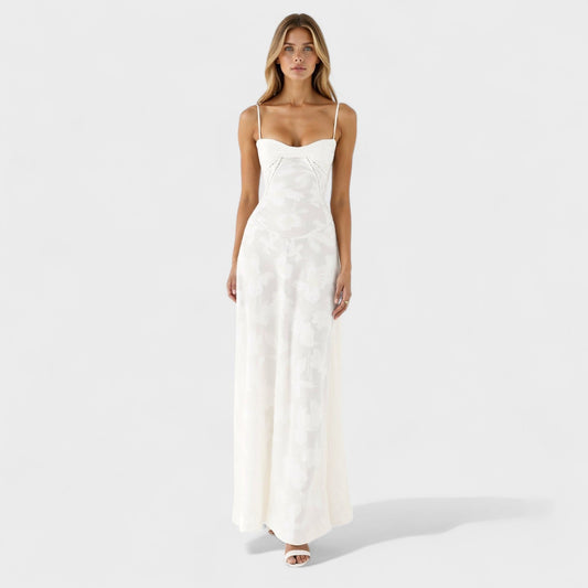 Verona – Vestido Largo de Encaje Floral