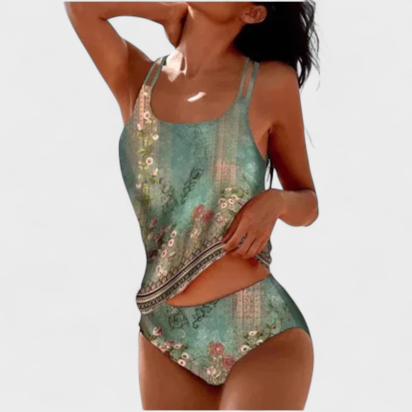 Alina – Bikini Bohemio con Soporte