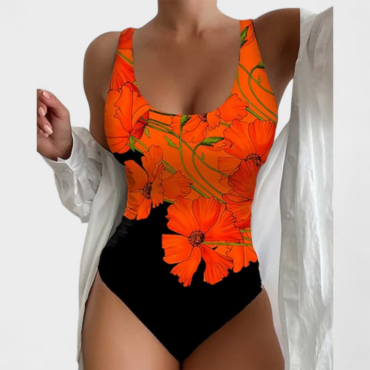 Lucy – Bañador Floral Elegante de Una Pieza