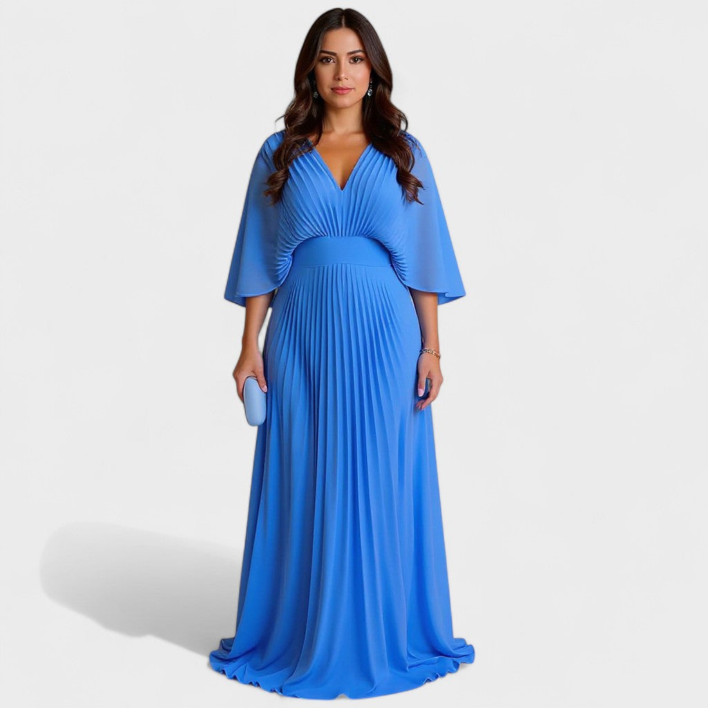 Gala – Vestido Largo Plisado