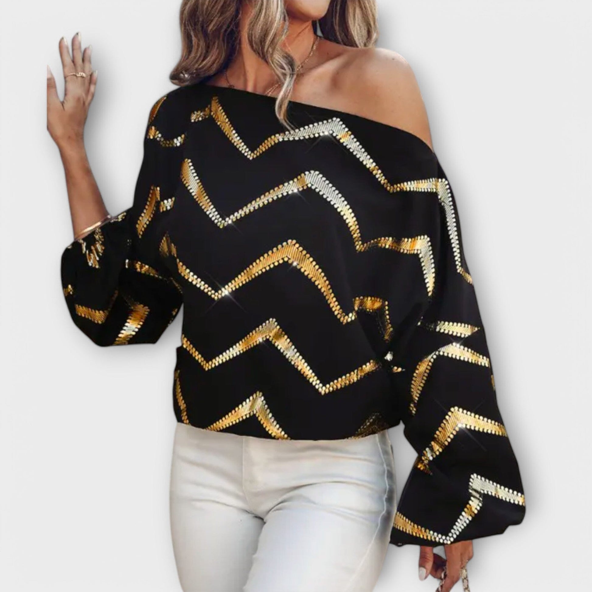 Bianca - Elegante Blusa de Primavera Bianca - Elegante Blusa de Primavera A minha loja