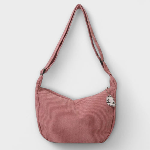 Bolsos bandolera de pana para mujer Bolsos bandolera de pana para mujer Rita Pink