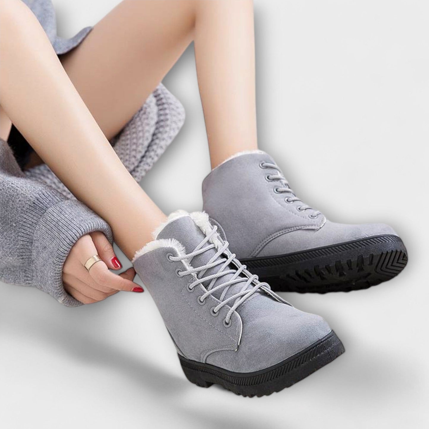 Botas de invierno cálidas Botas de invierno cálidas A minha loja Grau 35