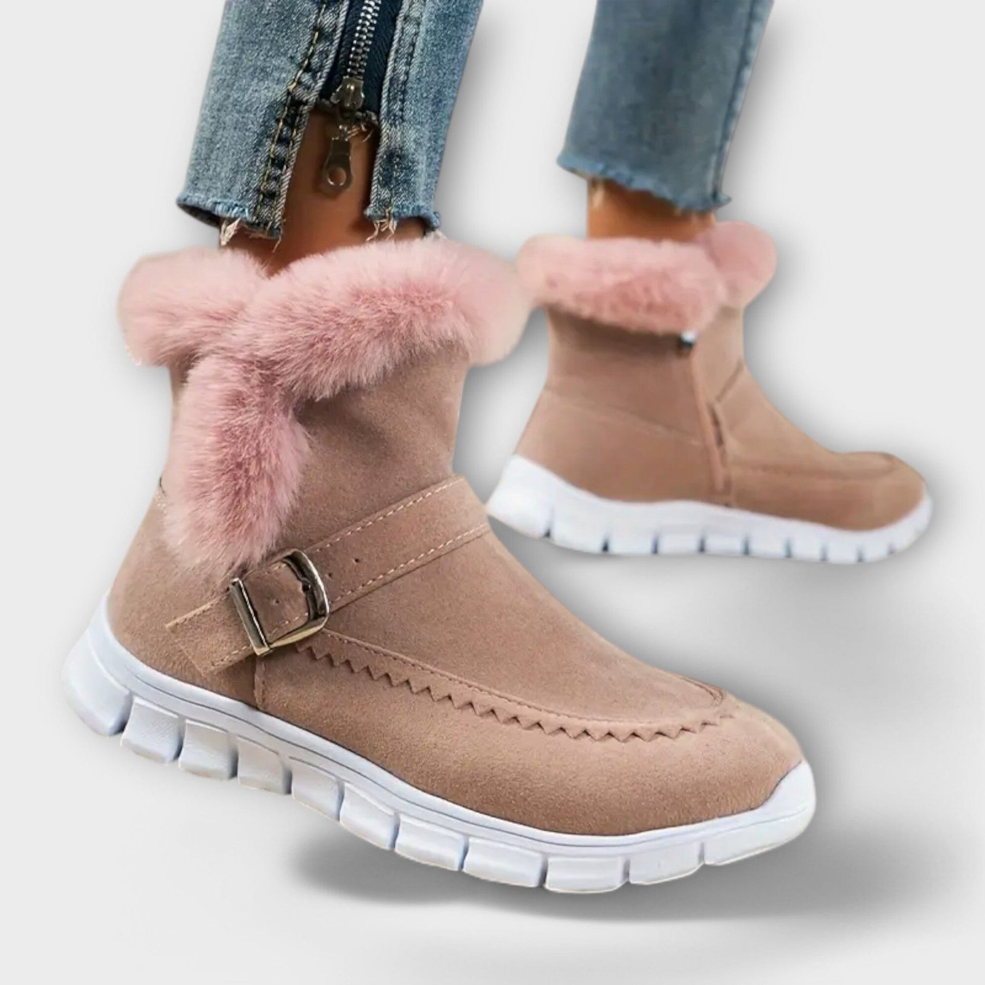 Botines Chelsea forrados y cálidos Botines Chelsea forrados y cálidos A minha loja Pink 36