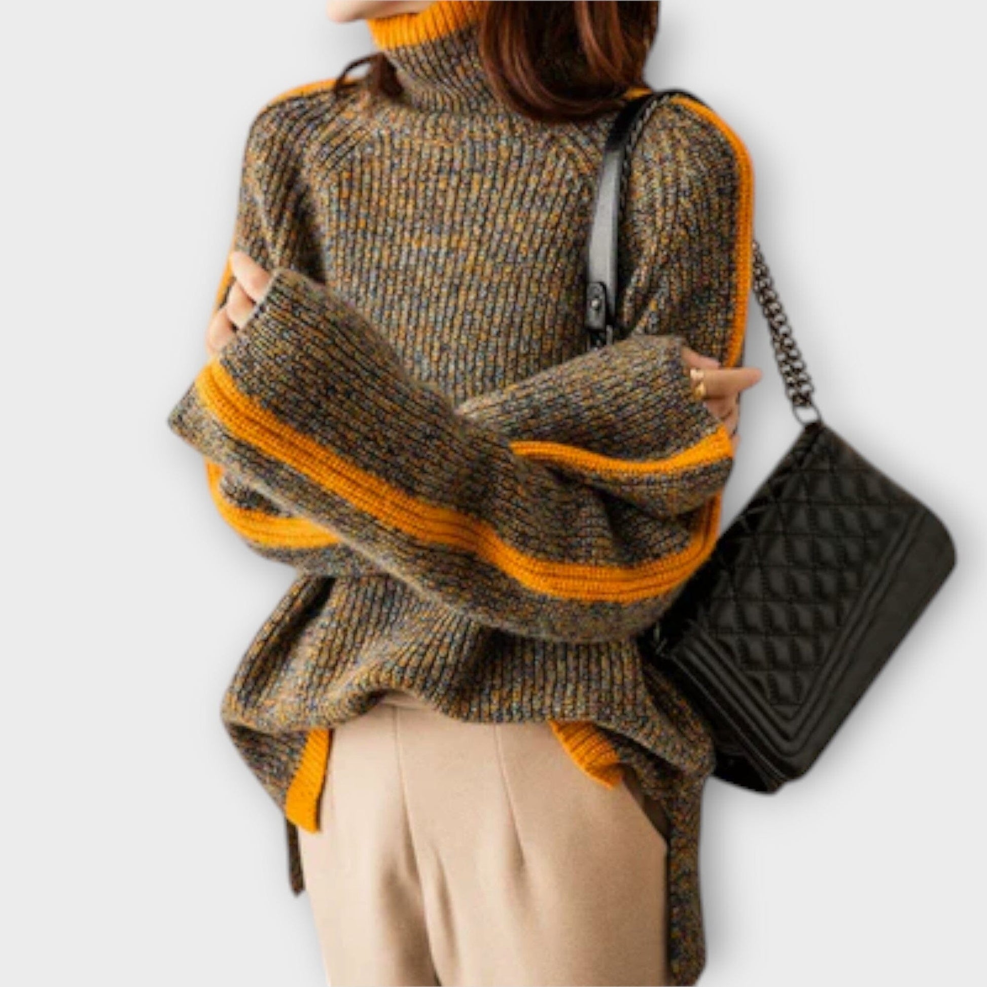 Breseis - Suéter de Cuello Alto Vintage Breseis - Suéter de Cuello Alto Vintage A minha loja