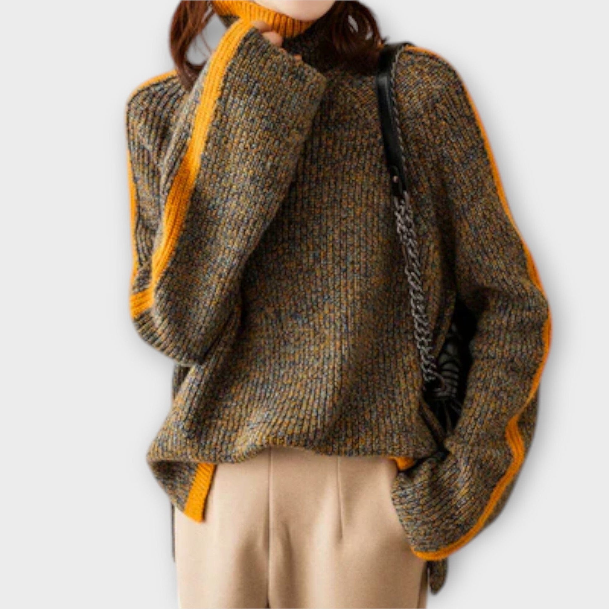 Breseis - Suéter de Cuello Alto Vintage Breseis - Suéter de Cuello Alto Vintage A minha loja