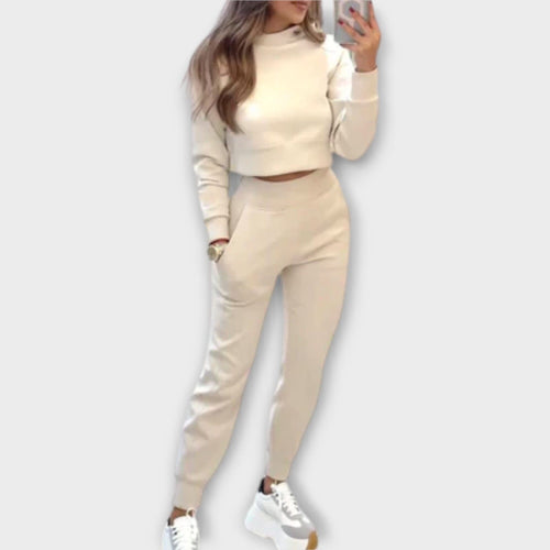 Brooklyn - Conjunto de Chándal Casual Brooklyn - Conjunto de Chándal Casual A minha loja Beige S