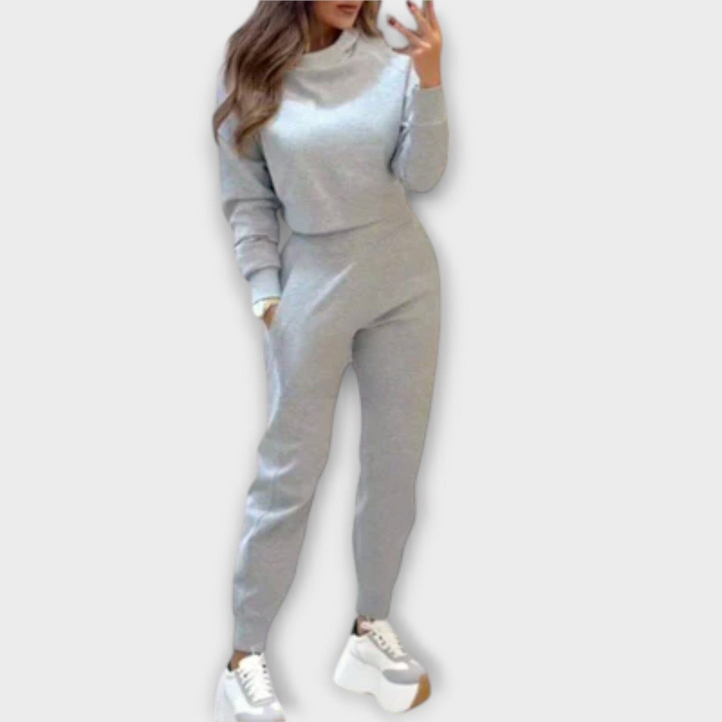 Brooklyn - Conjunto de Chándal Casual Brooklyn - Conjunto de Chándal Casual A minha loja Hellgrau S
