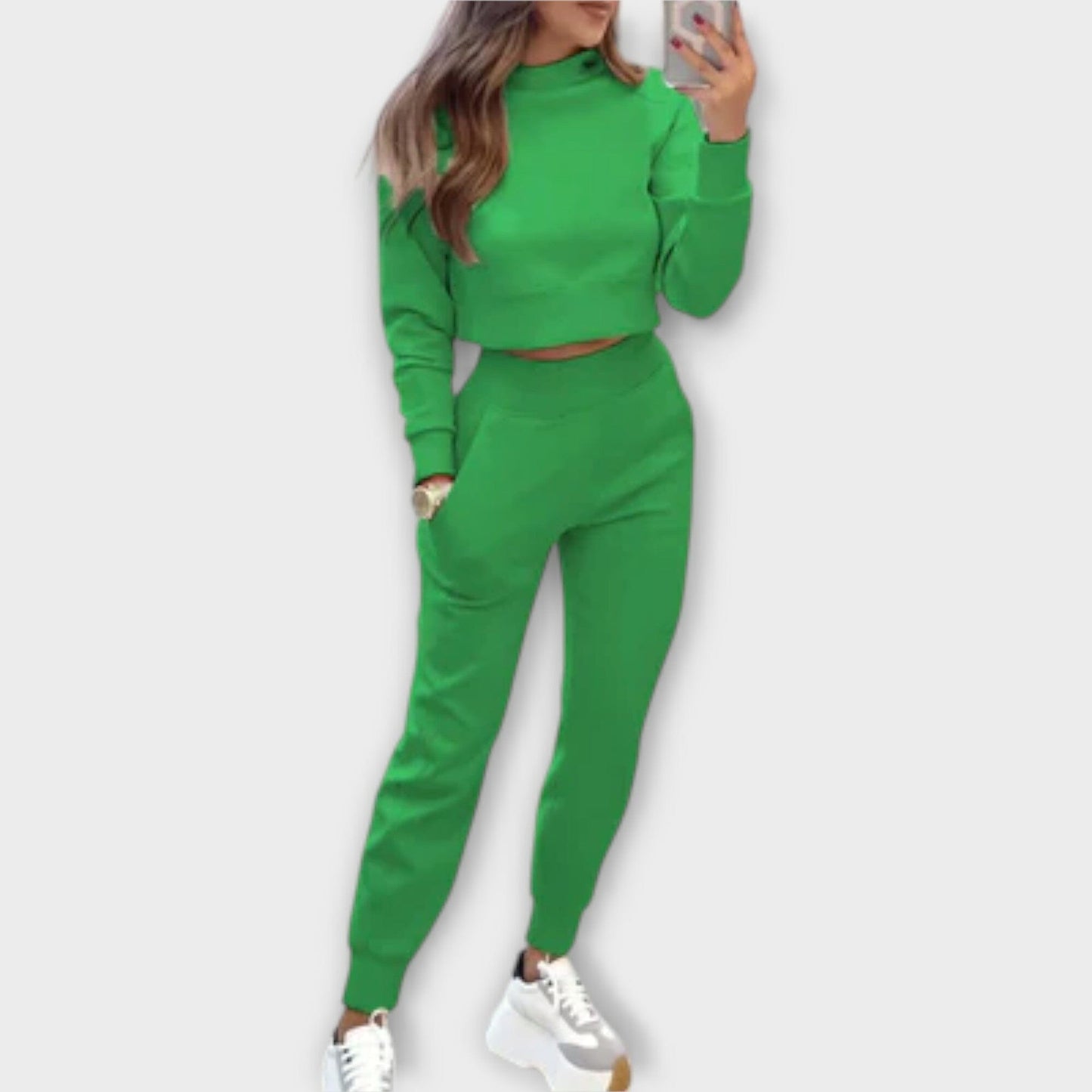 Brooklyn - Conjunto de Chándal Casual Brooklyn - Conjunto de Chándal Casual A minha loja Verde S