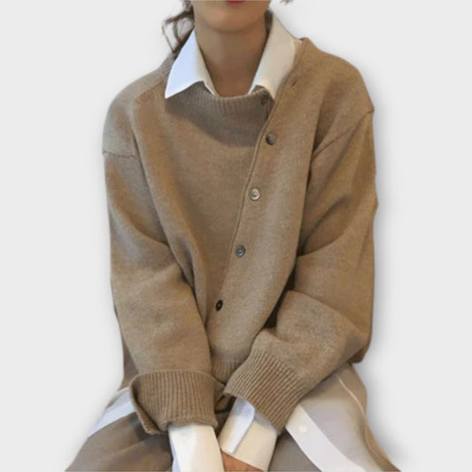 Cathy - Cárdigan Relajado Cathy - Cárdigan Relajado A minha loja Beige XS