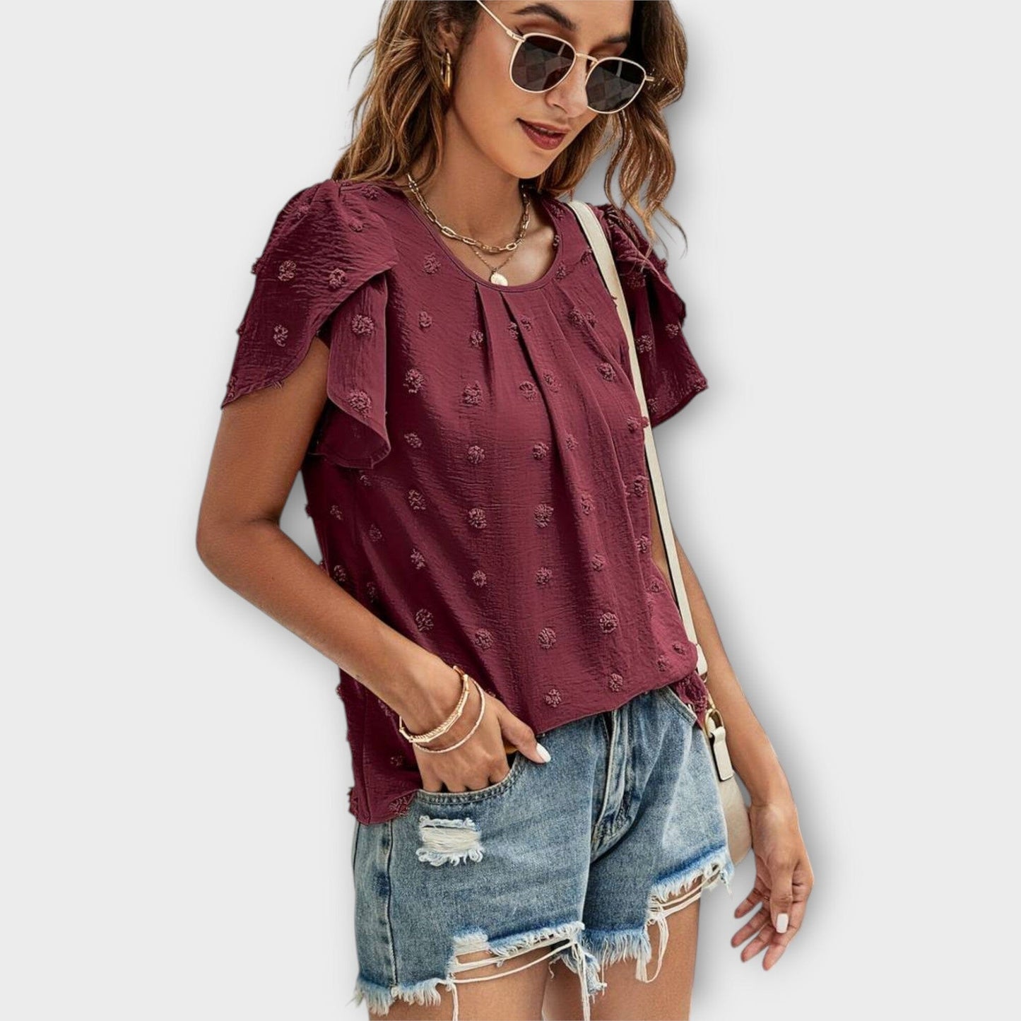 Charlotte - La Blusa Perfecta de Polka Dot Charlotte - La Blusa Perfecta de Polka Dot A minha loja