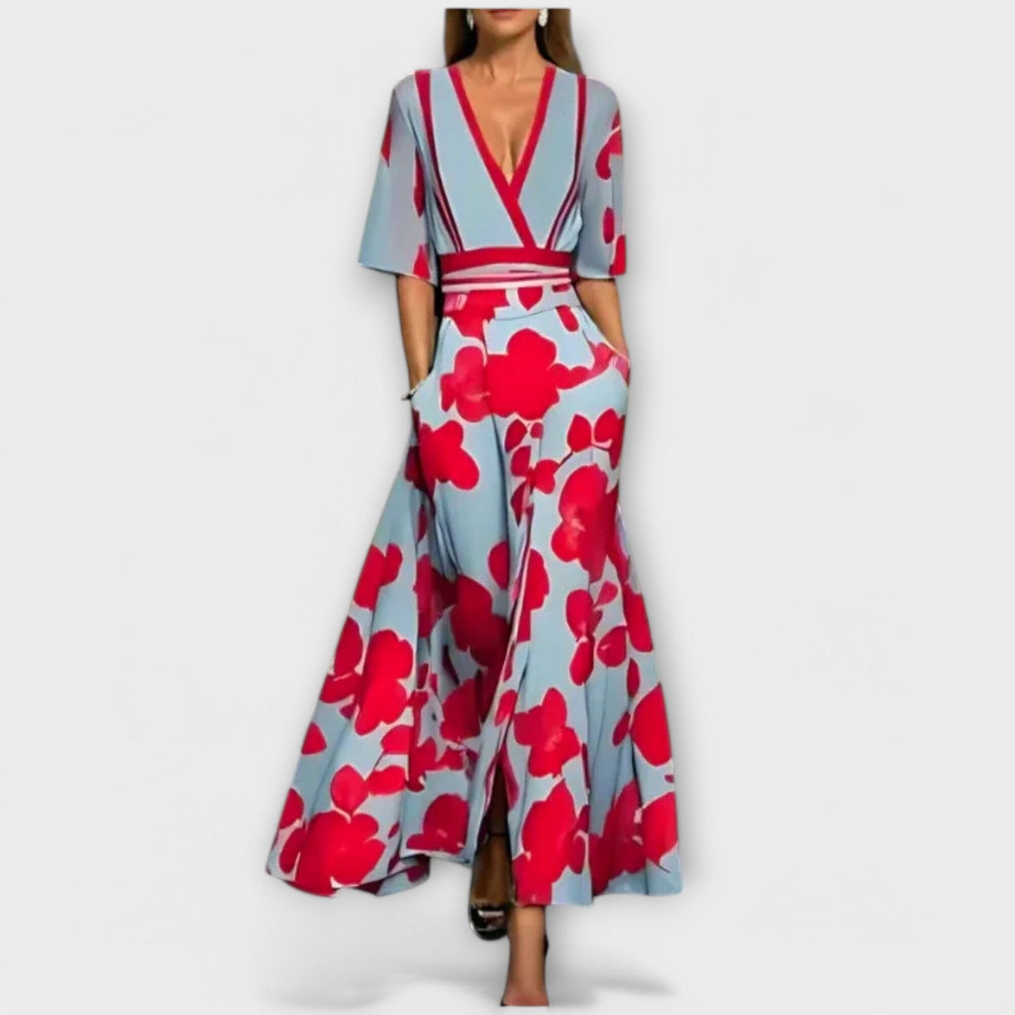 Elise – Elegante vestido entallado con estampado floral Elise – Elegante vestido entallado con estampado floral A minha loja