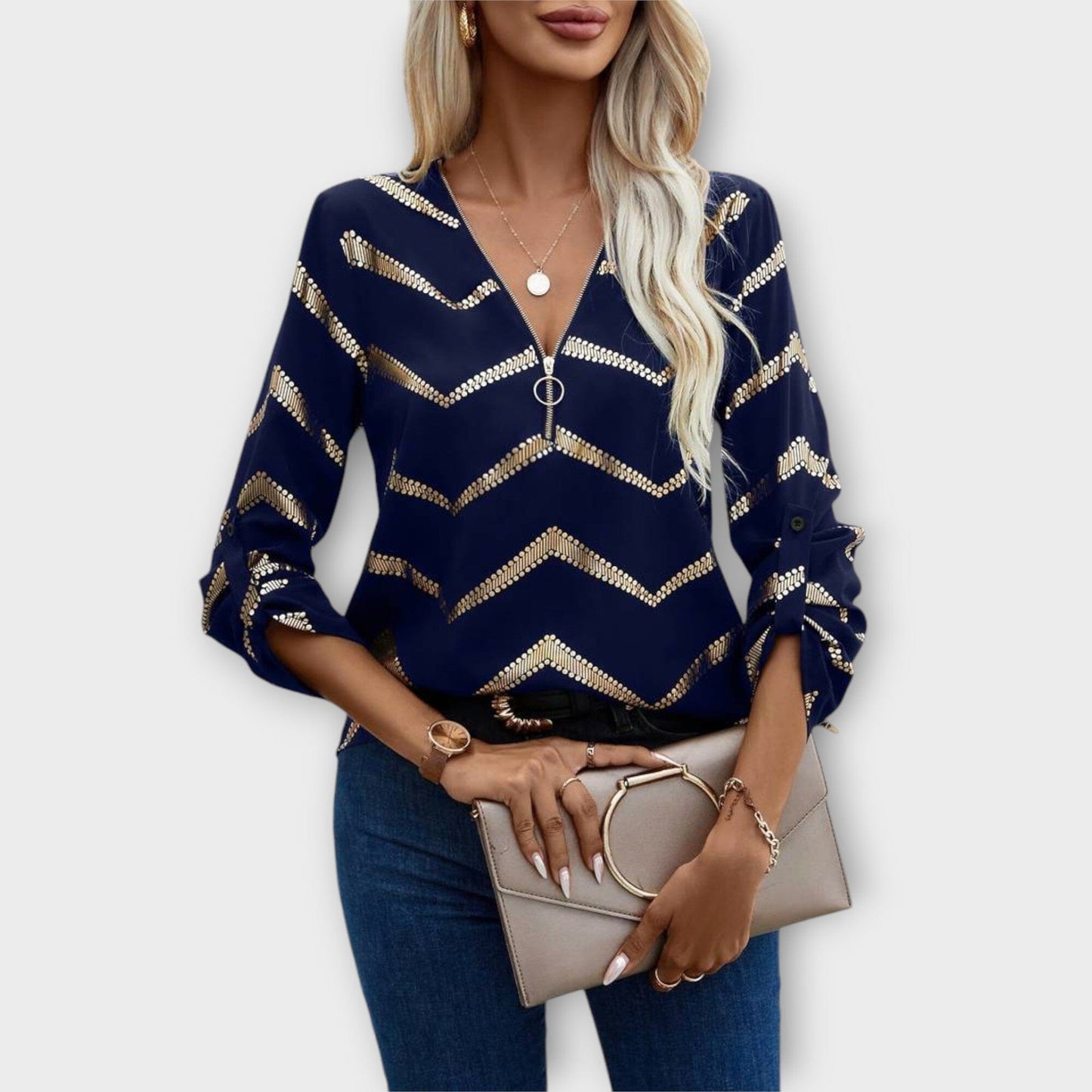 Emma - Blusa Atemporalmente Elegante Emma - Blusa Atemporalmente Elegante A minha loja