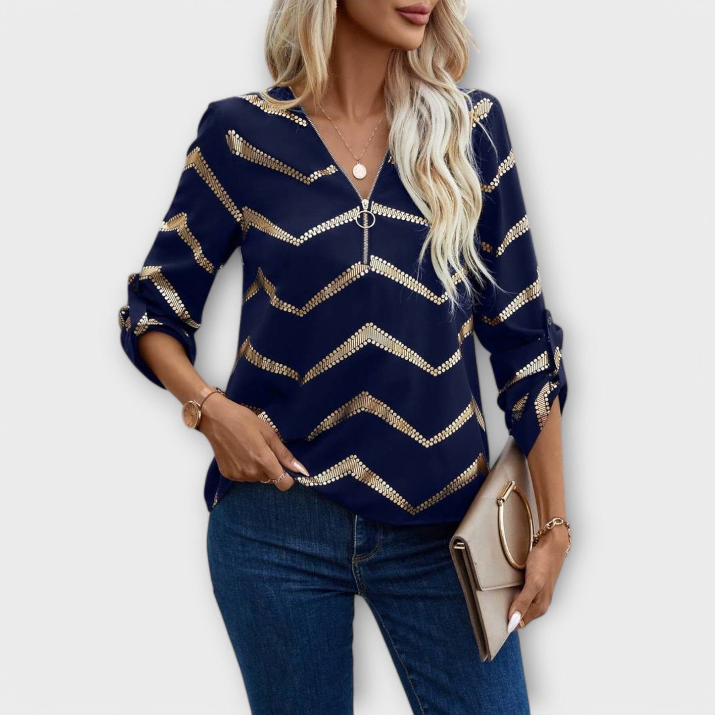 Emma - Blusa Atemporalmente Elegante Emma - Blusa Atemporalmente Elegante A minha loja