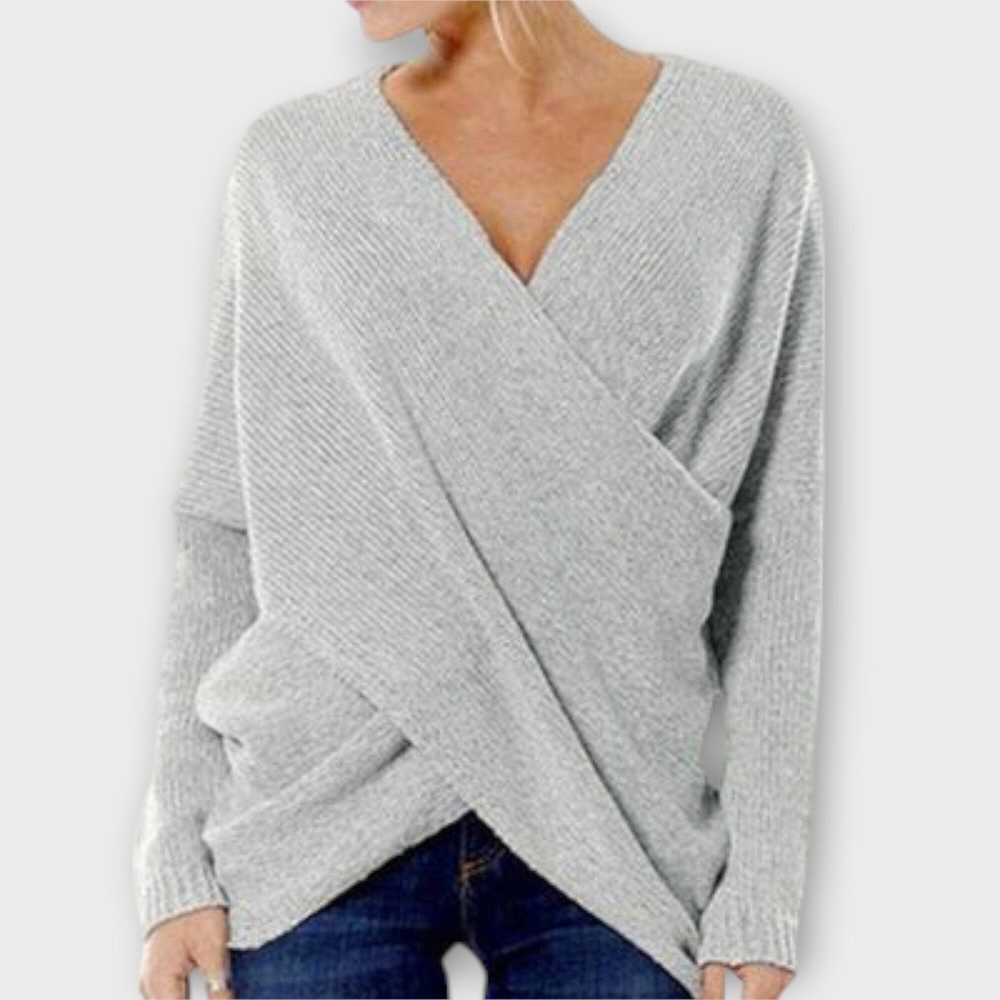 Heidi - Suéter Cruzado Heidi - Suéter Cruzado A minha loja Grau S