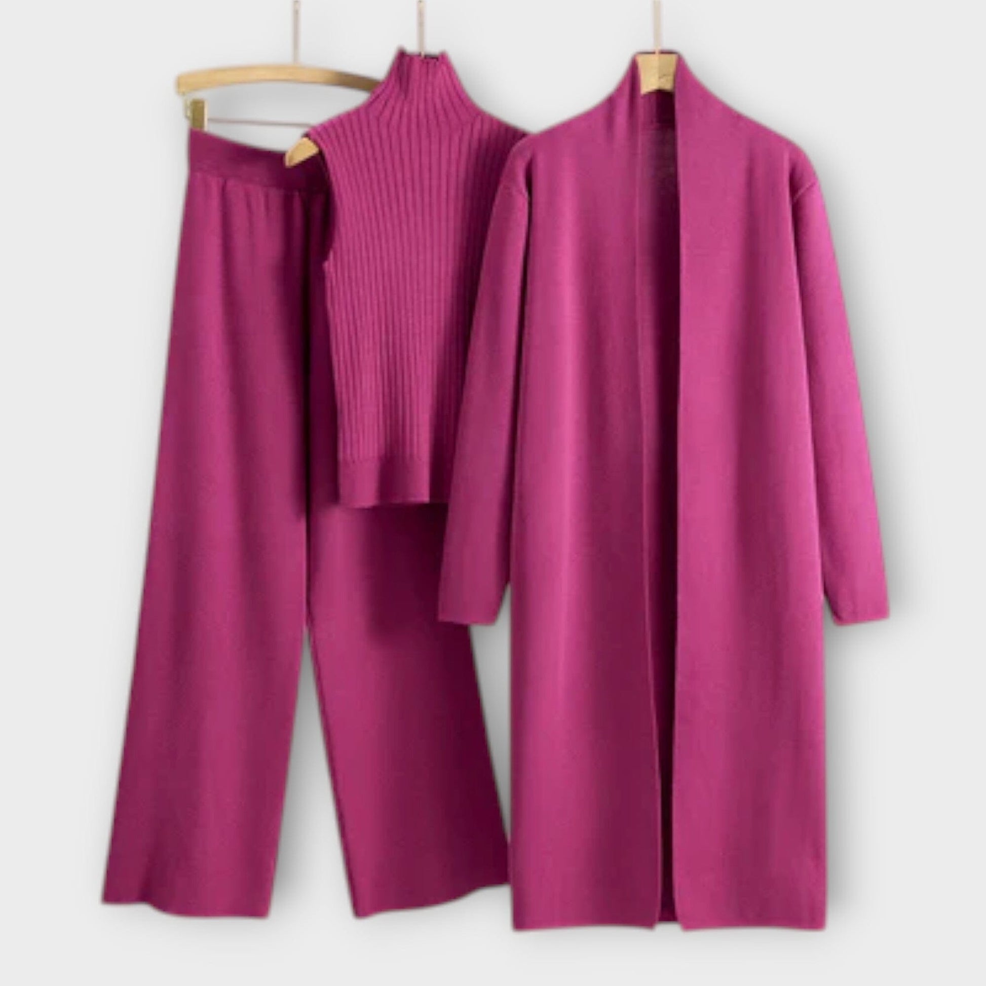 Isabella - Conjunto de Tres Piezas Isabella - Conjunto de Tres Piezas A minha loja Rosa XS