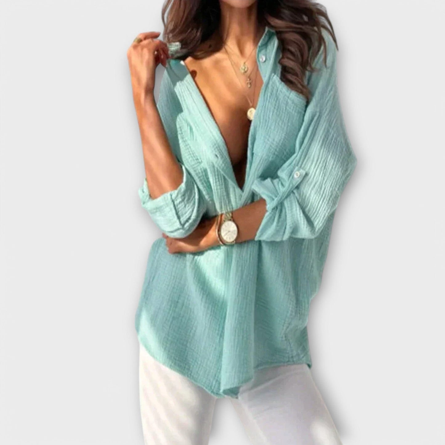 Jessica - Blusa para Primavera y Verano Jessica - Blusa para Primavera y Verano A minha loja Türkis XS