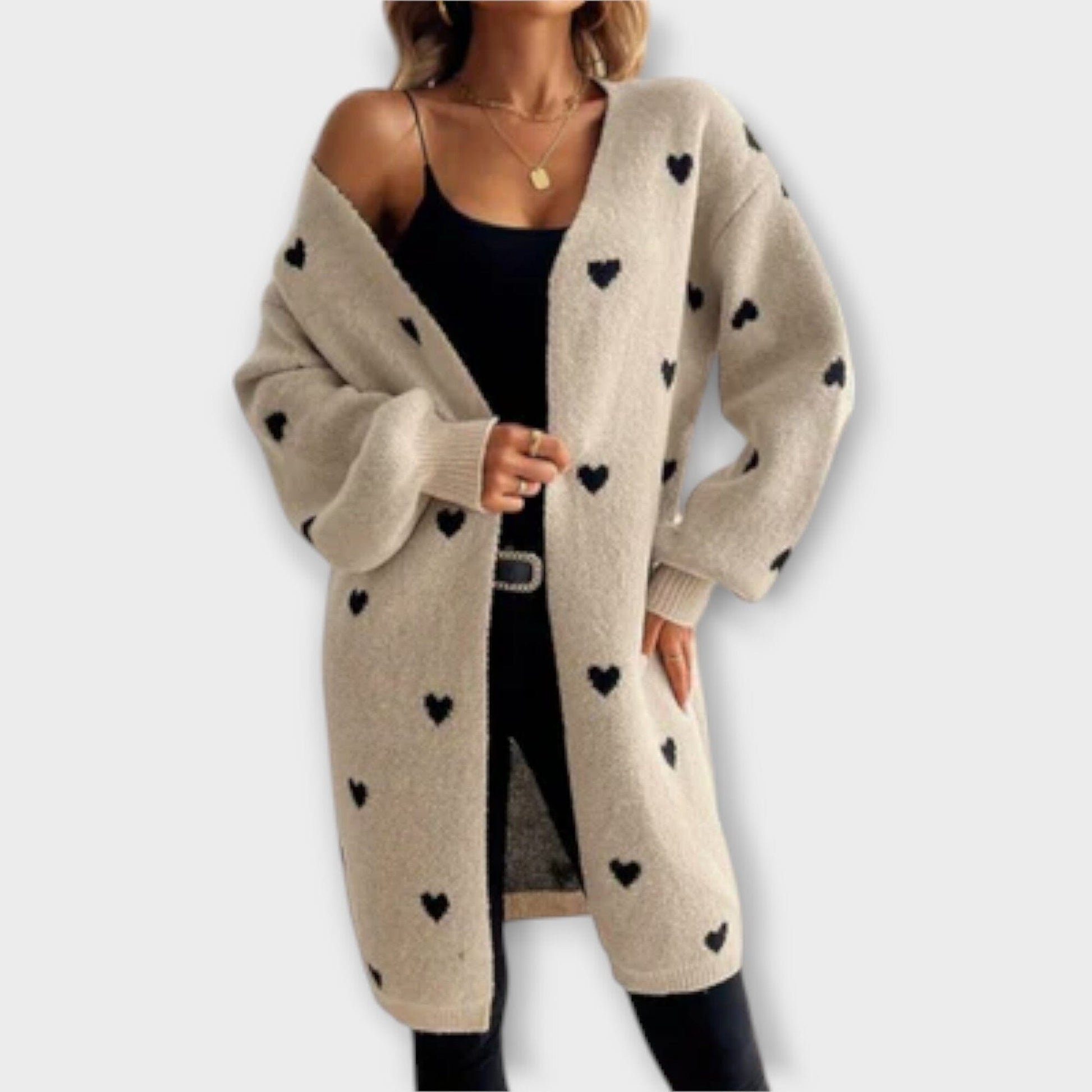 Julia - Cárdigan con Estampado de Corazón Julia - Cárdigan con Estampado de Corazón A minha loja