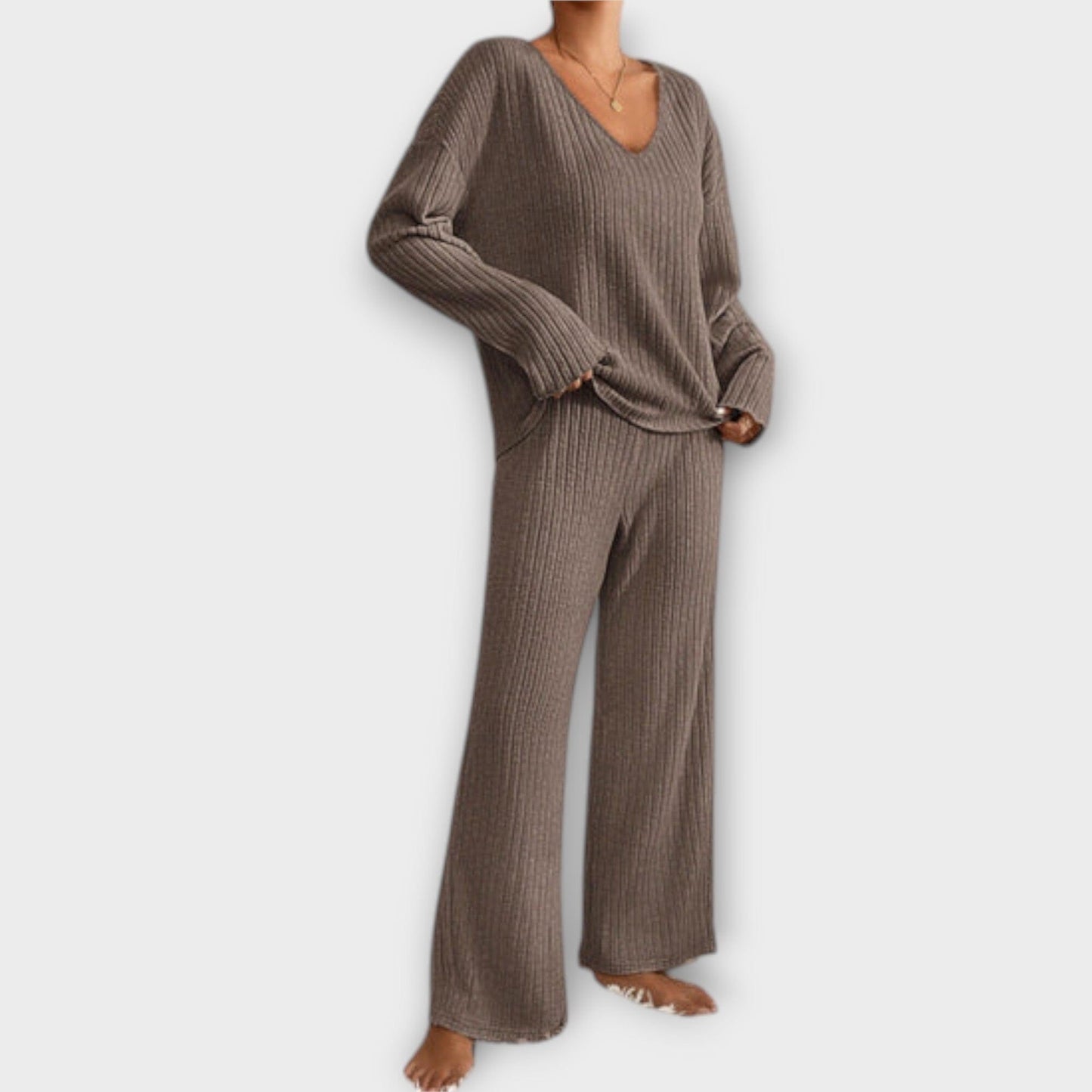 Kathy – Conjunto Cómodo de 2 Piezas Kathy – Conjunto Cómodo de 2 Piezas A minha loja Braun S