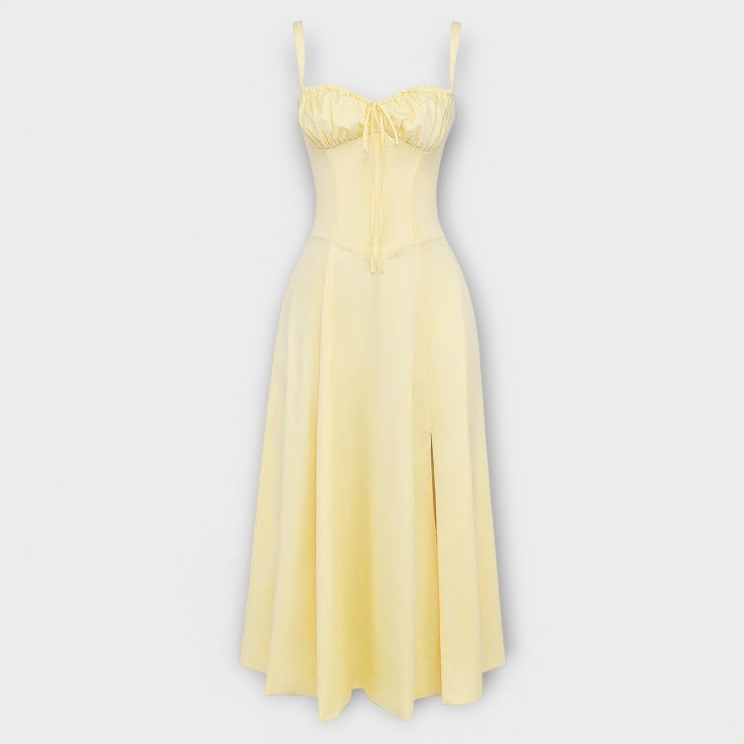 Kiana – Vestido midi con corsé Kiana – Vestido midi con corsé A minha loja