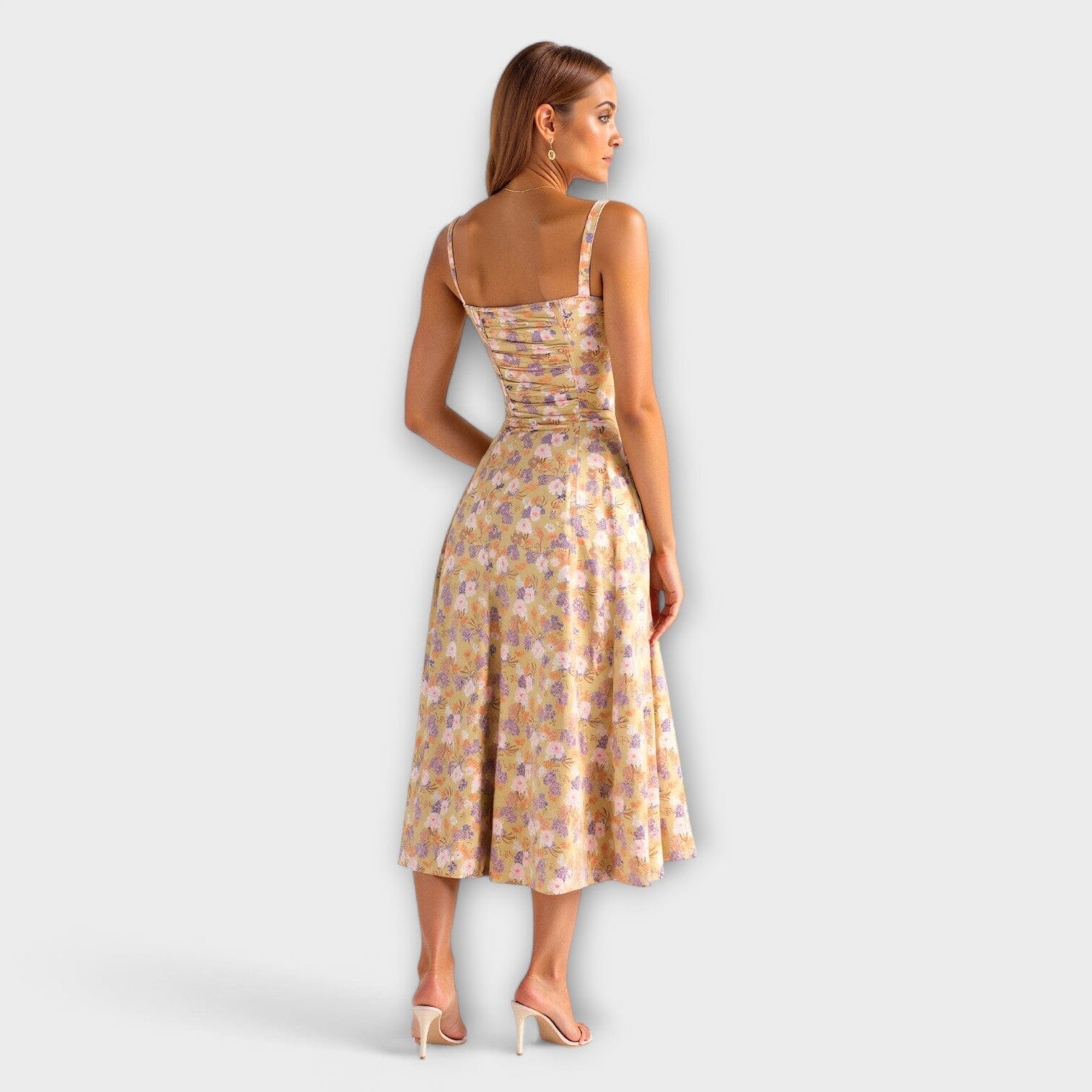 Kiana – Vestido midi con corsé Kiana – Vestido midi con corsé A minha loja