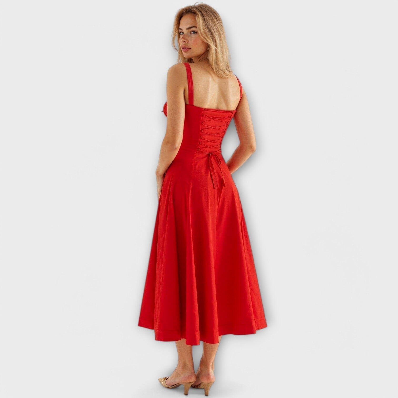 Kiana – Vestido midi con corsé Kiana – Vestido midi con corsé A minha loja