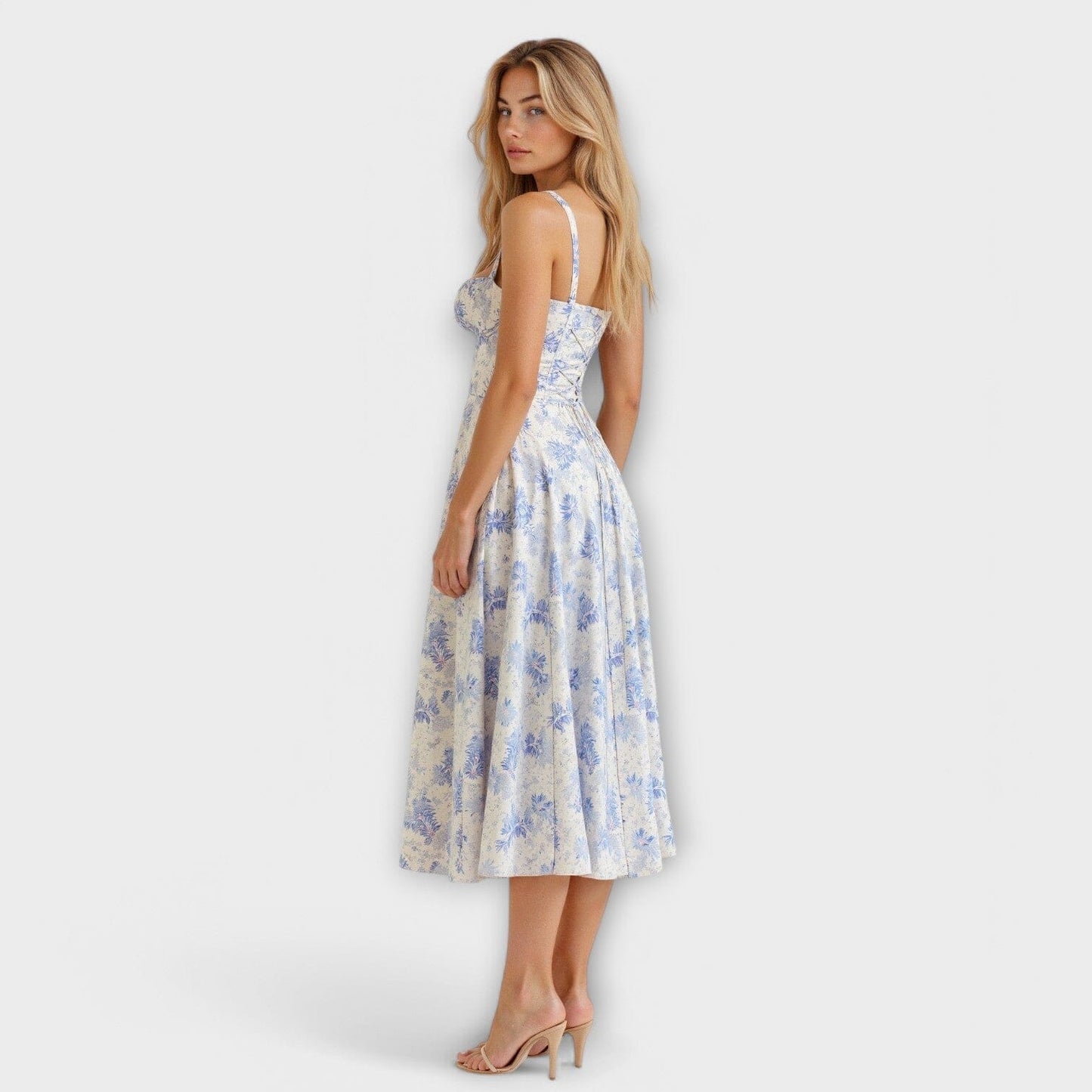 Kiana – Vestido midi con corsé Kiana – Vestido midi con corsé A minha loja