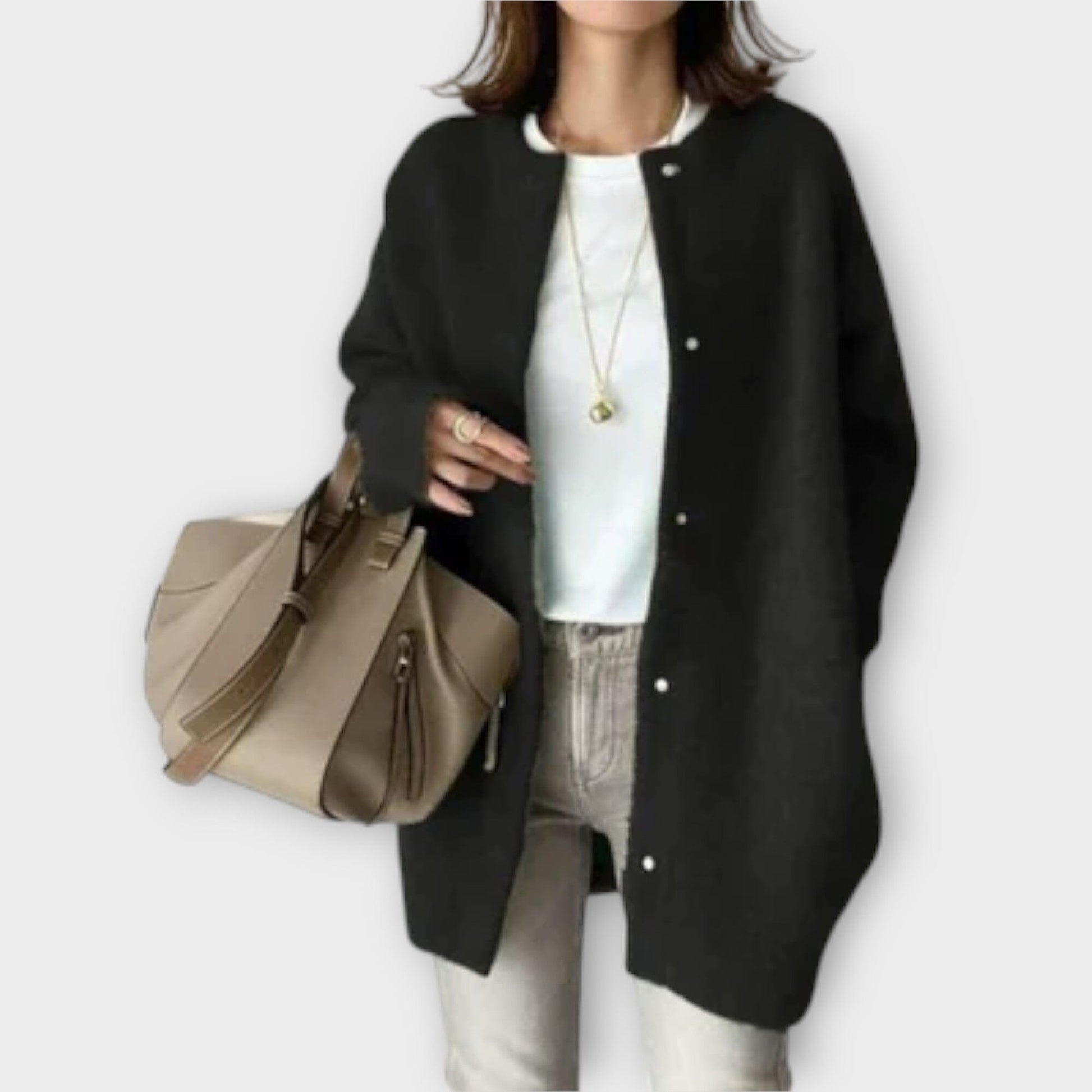 Lilly – Cárdigan Elegante Lilly – Cárdigan Elegante A minha loja Negro S