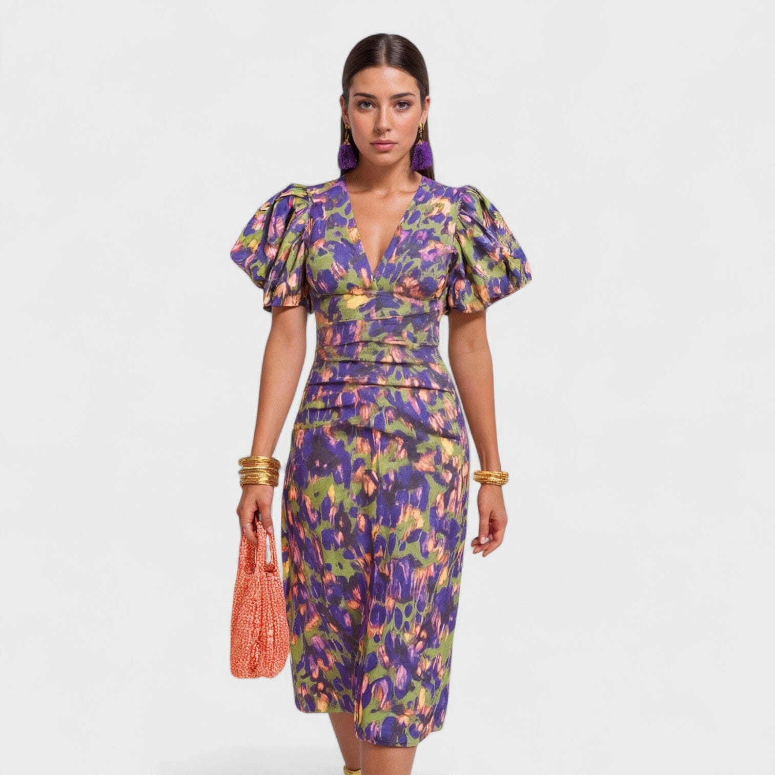 Lily – Vestido Fuego Tropical Lily – Vestido Fuego Tropical Rita Multicolor XS