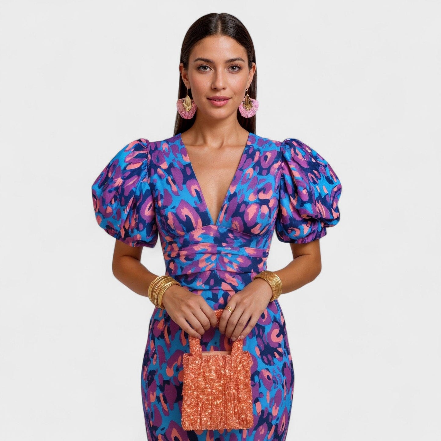 Lily – Vestido Fuego Tropical Lily – Vestido Fuego Tropical Rita Púrpura XS
