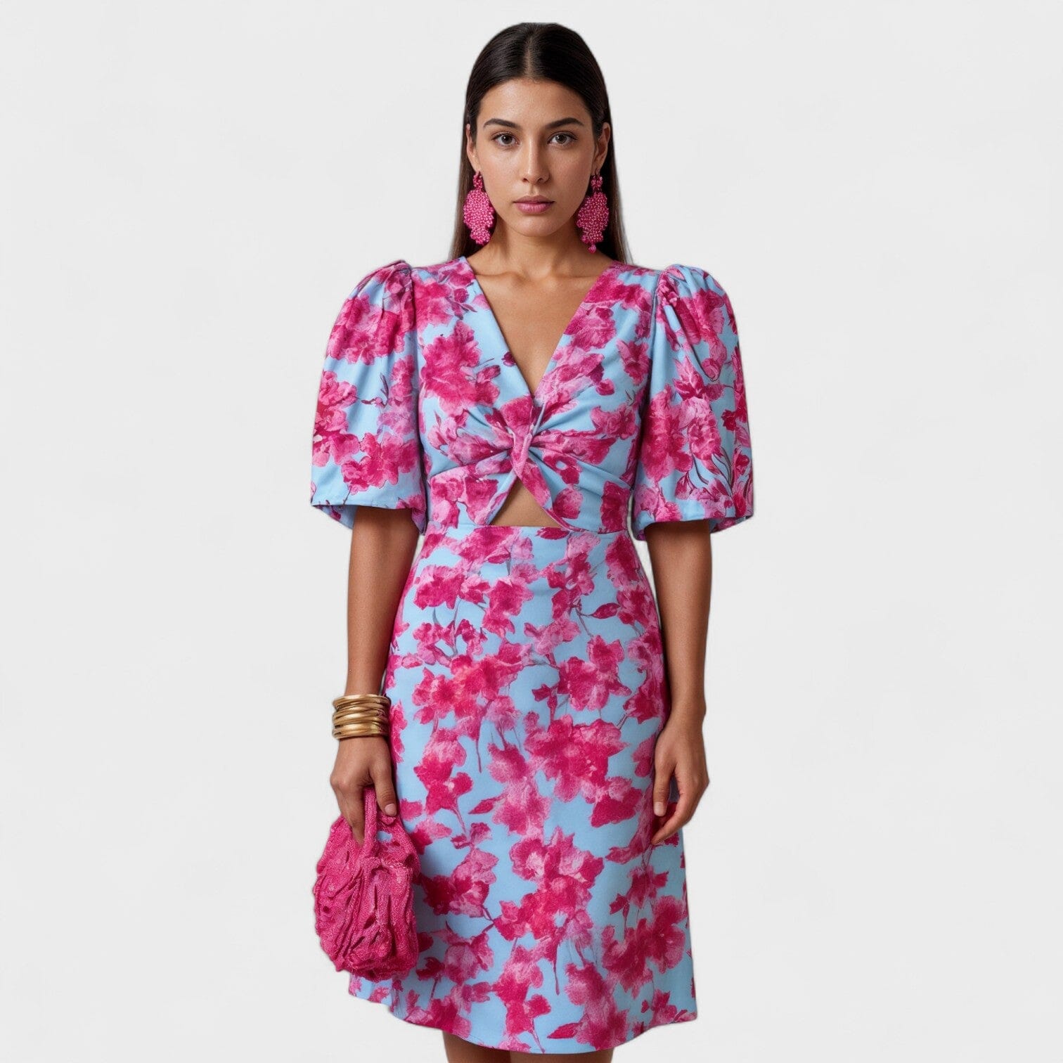 Lily – Vestido Fuego Tropical Lily – Vestido Fuego Tropical Rita Rosa XS