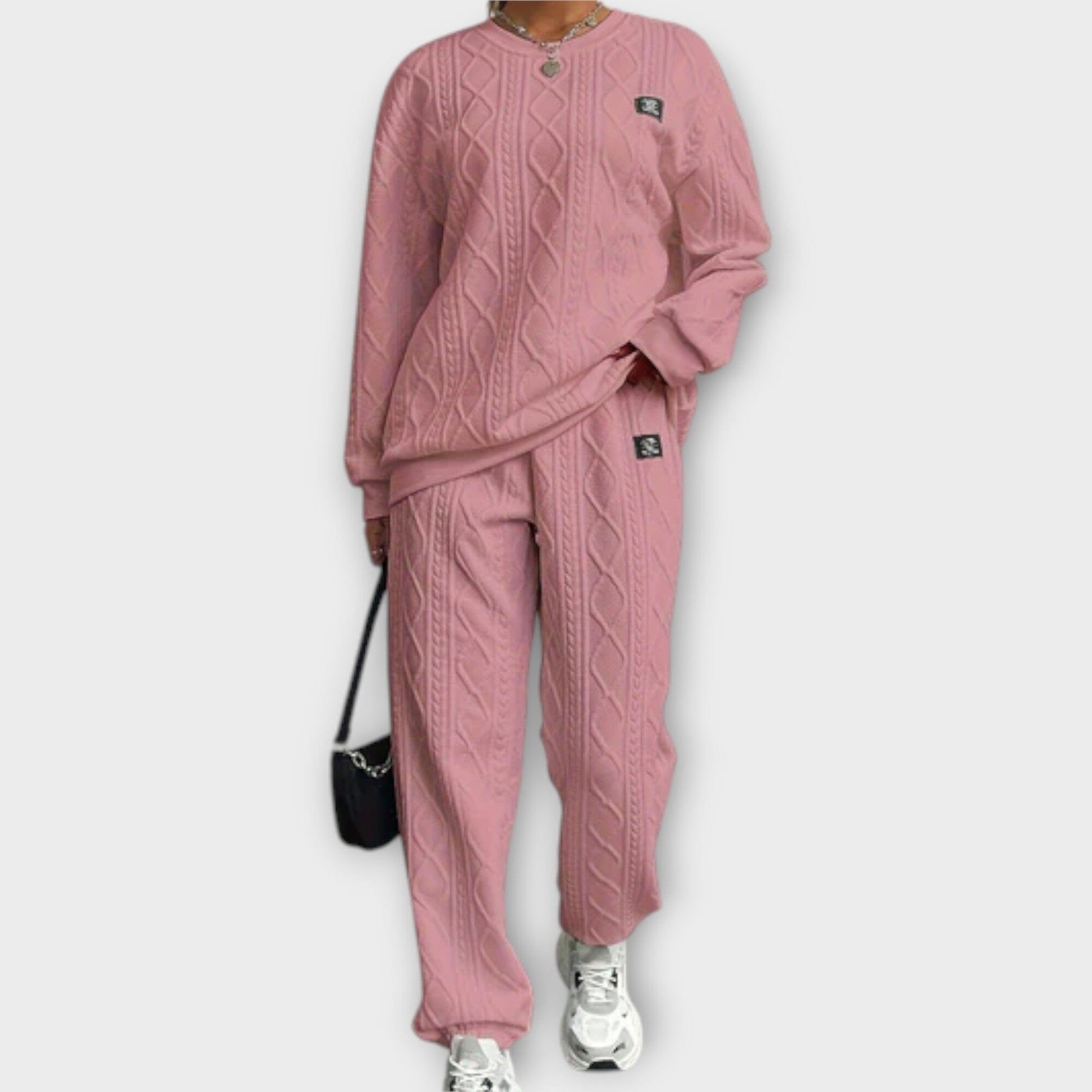 Luna – Conjunto Casual Luna – Conjunto Casual A minha loja Pink S