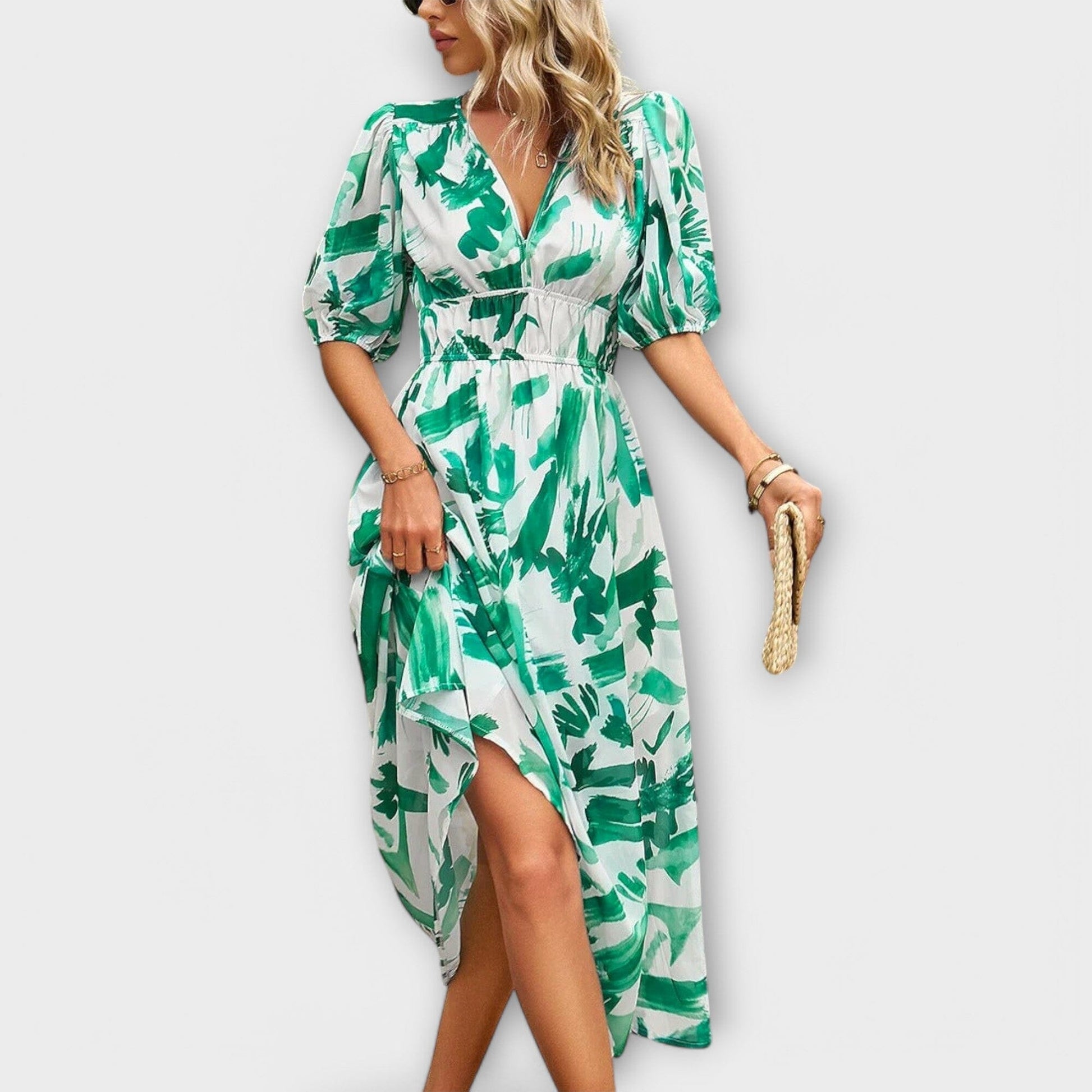 Mathilda – Vestido midi con estilo Mathilda – Vestido midi con estilo A minha loja Verde S