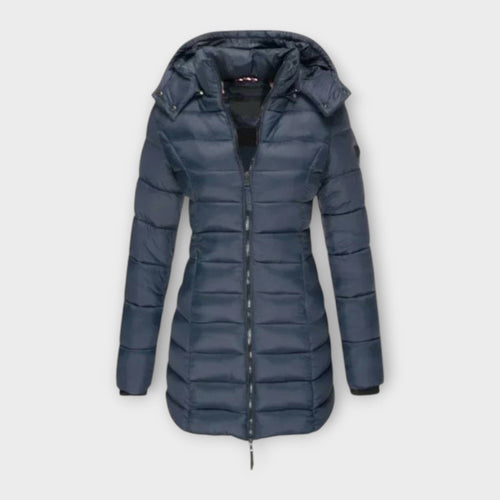 Mathilde - Elegante y Aislante Abrigo de Invierno Mathilde - Elegante y Aislante Abrigo de Invierno A minha loja Azul XS