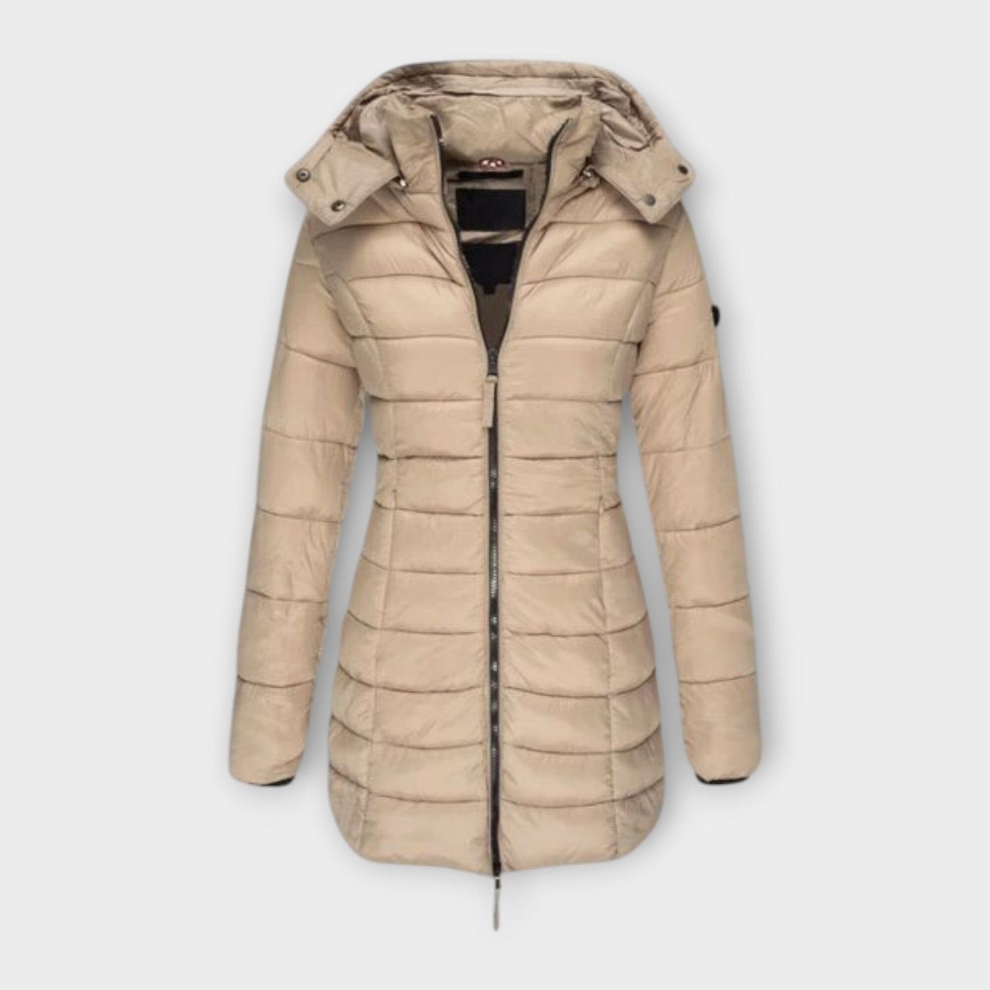 Mathilde - Elegante y Aislante Abrigo de Invierno Mathilde - Elegante y Aislante Abrigo de Invierno A minha loja Khaki XS