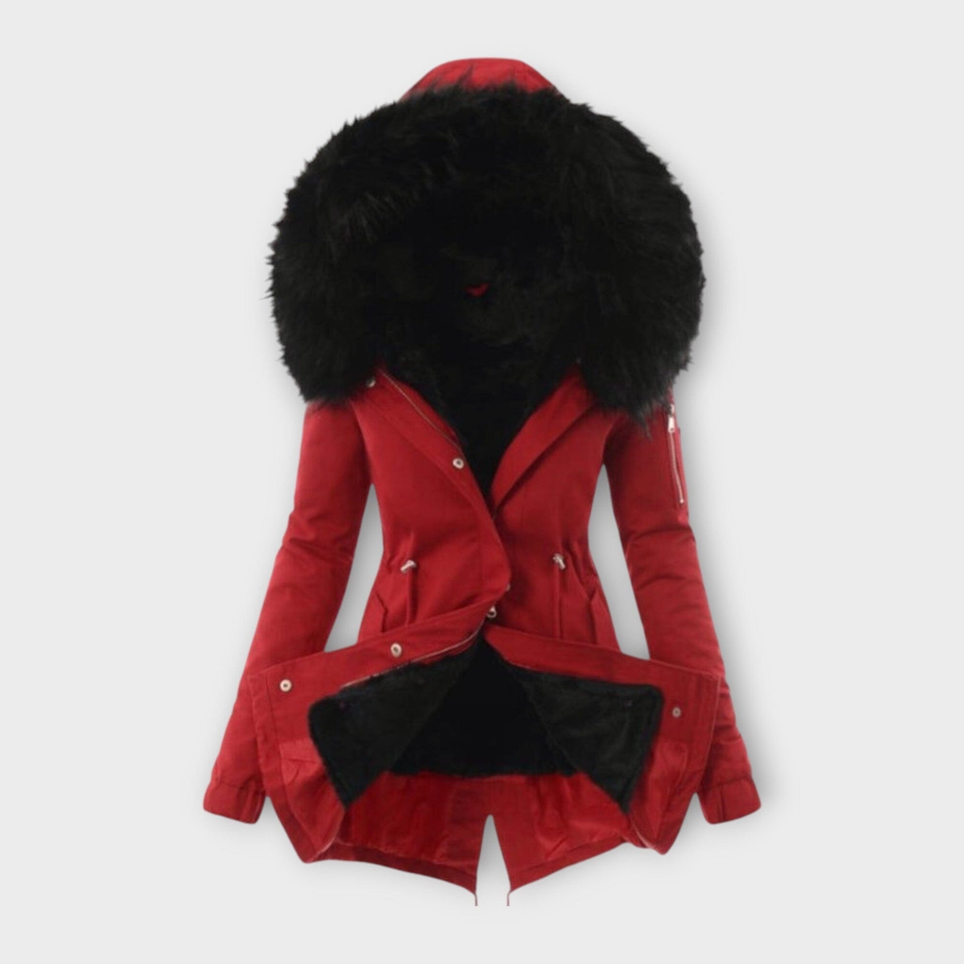 Maura – Chaqueta de invierno cálida y resistente Maura – Chaqueta de invierno cálida y resistente A minha loja Rojo XS