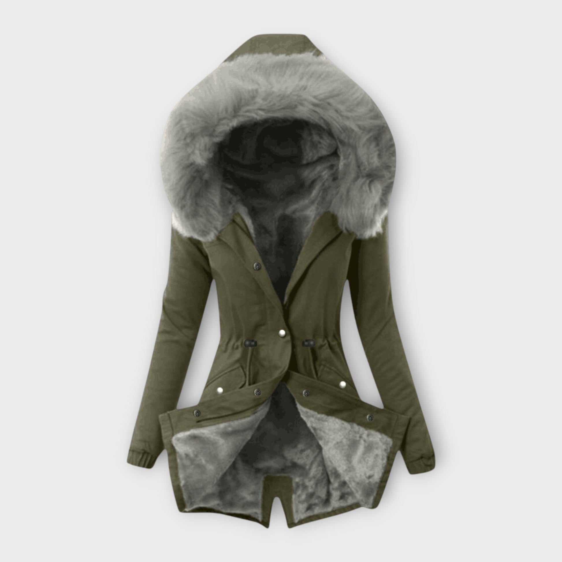 Maura – Chaqueta de invierno cálida y resistente Maura – Chaqueta de invierno cálida y resistente A minha loja Verde XS