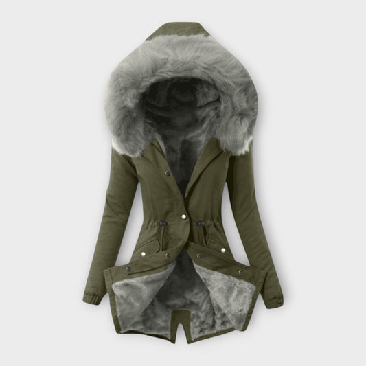 Maura – Chaqueta de invierno cálida y resistente Maura – Chaqueta de invierno cálida y resistente A minha loja Verde XS