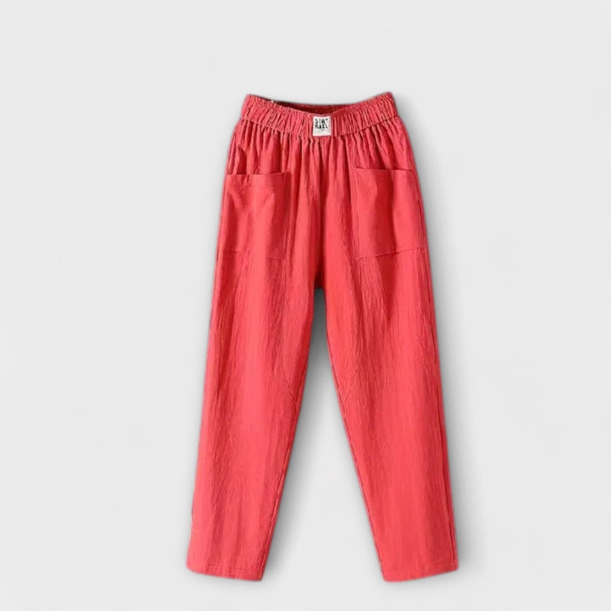 Maya – Pantalón de lino Maya – Pantalón de lino A minha loja Rojo S