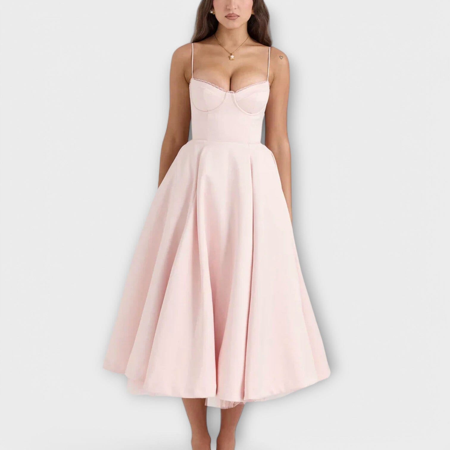 Mélie – Vestido ligero de verano con detalle de corsé Mélie – Vestido ligero de verano con detalle de corsé A minha loja Rosa S