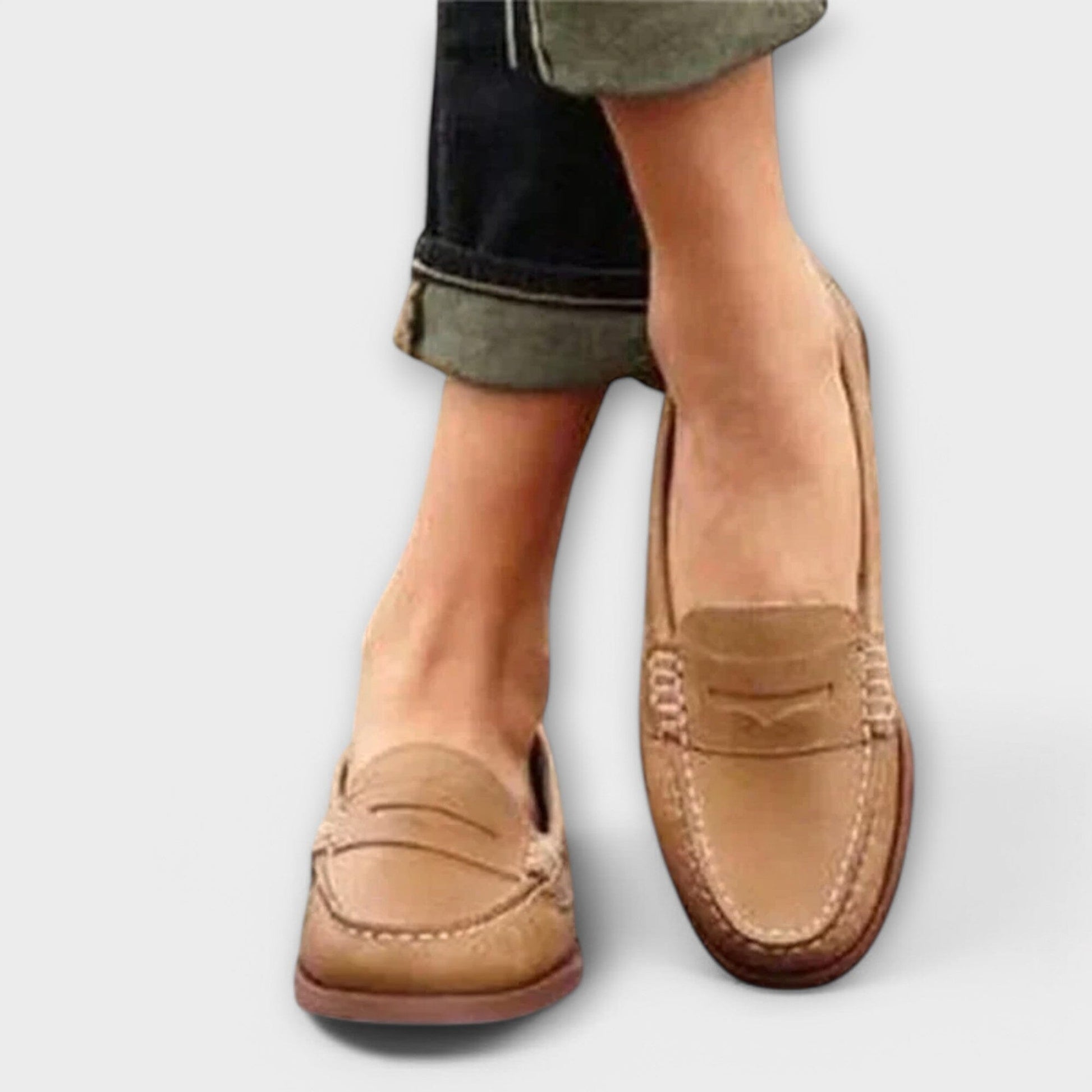 Mocasines clásicos para mujer Mocasines clásicos para mujer A minha loja Khaki 35