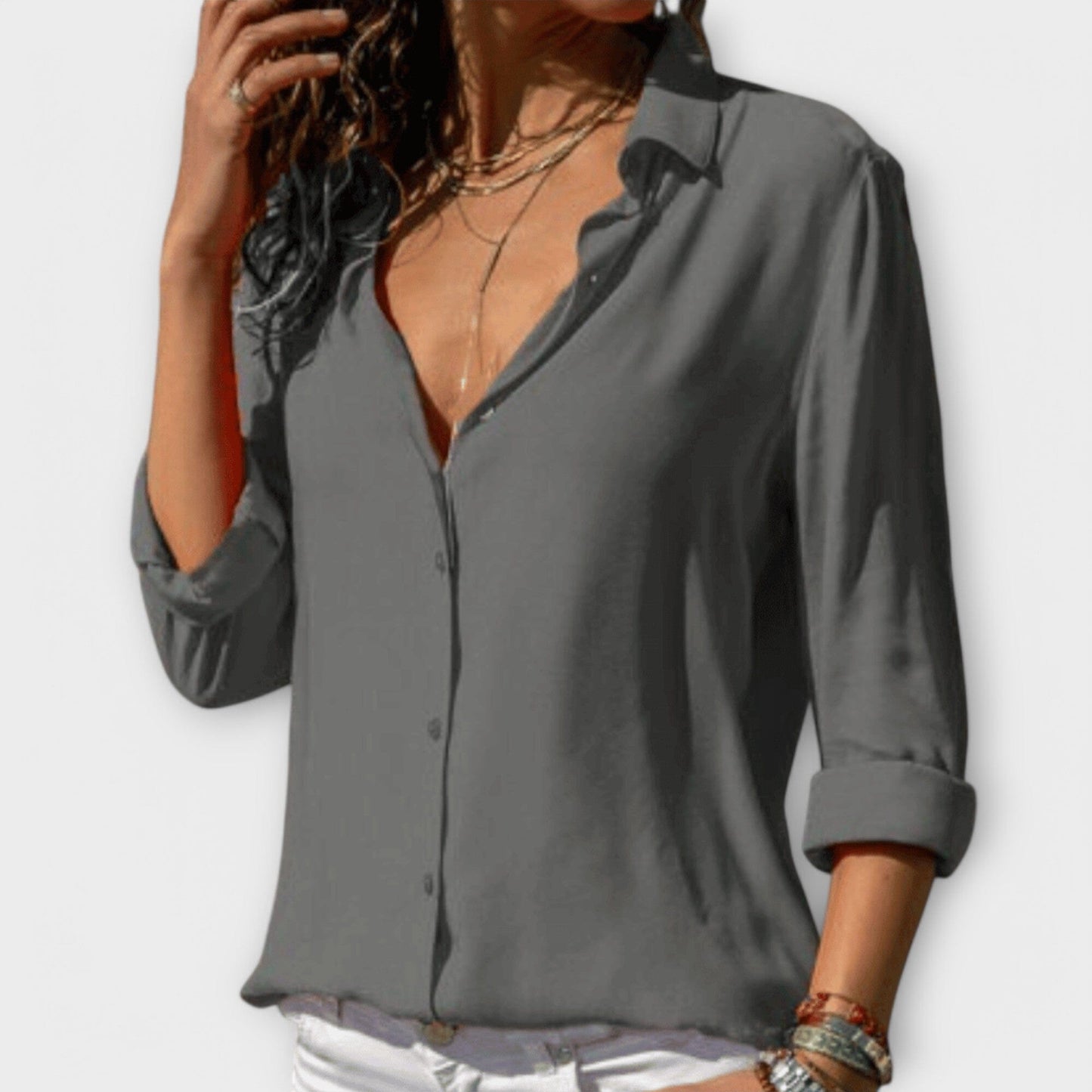Mona - La Blusa Perfecta Mona - La Blusa Perfecta A minha loja Grau XS