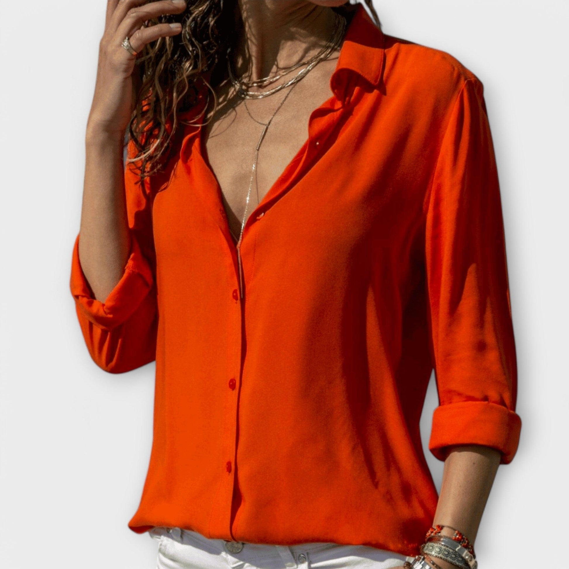 Mona - La Blusa Perfecta Mona - La Blusa Perfecta A minha loja Naranja XS