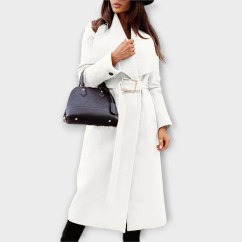 Mura – Abrigo entallado para mujer Mura – Abrigo entallado para mujer A minha loja Blanco S