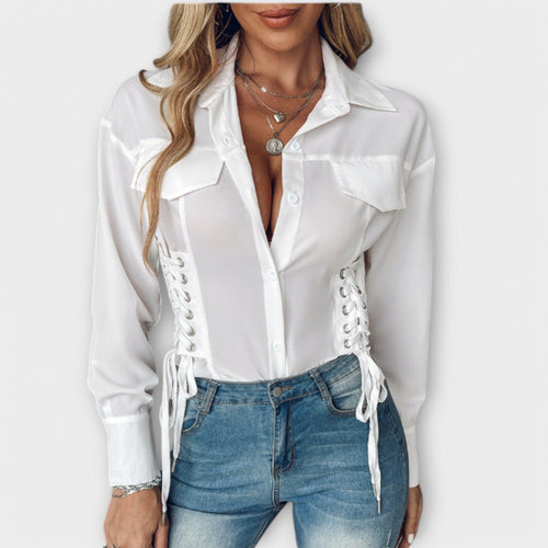 Natalie - Blusa de Manga Larga Natalie - Blusa de Manga Larga A minha loja