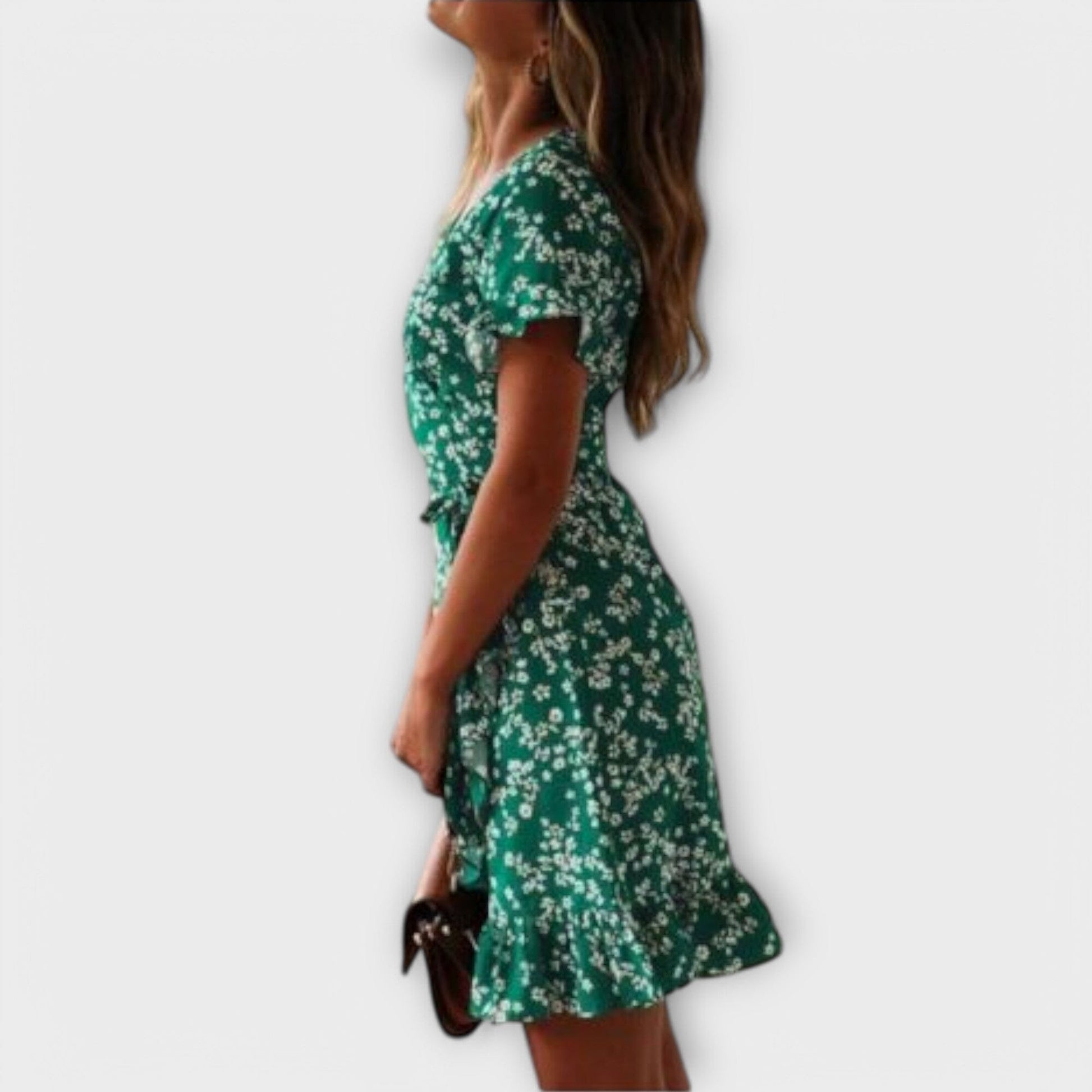 Nilsine – Vestido boho corto en verde Nilsine – Vestido boho corto en verde A minha loja