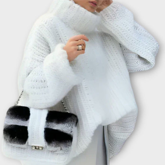 Paulina - Suéter con Capucha de Manga Larga para Mujer Paulina - Suéter con Capucha de Manga Larga para Mujer A minha loja Blanco S