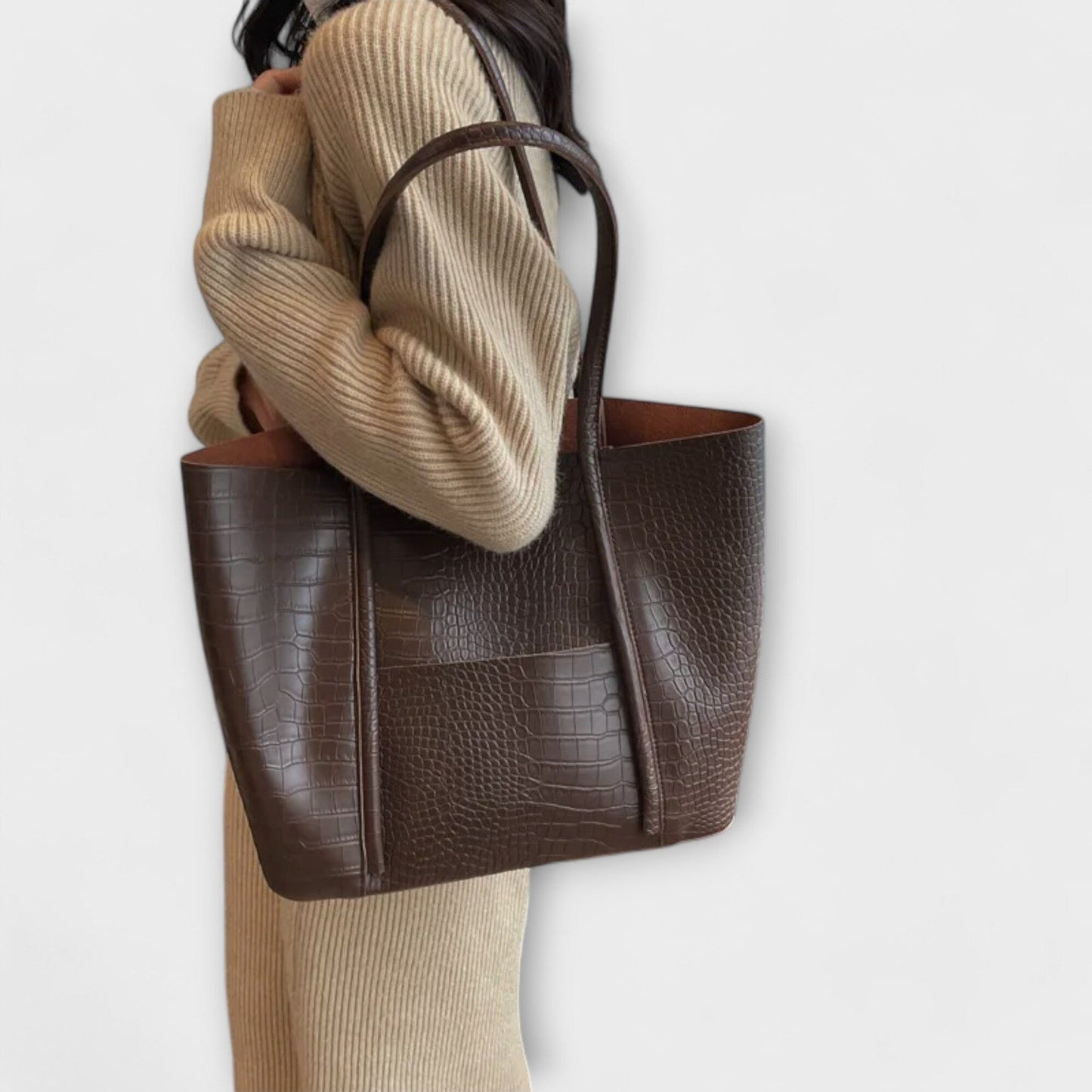 Rita. – Bolso bandolera vintage Rita. – Bolso bandolera vintage Rita Dunkelbraun